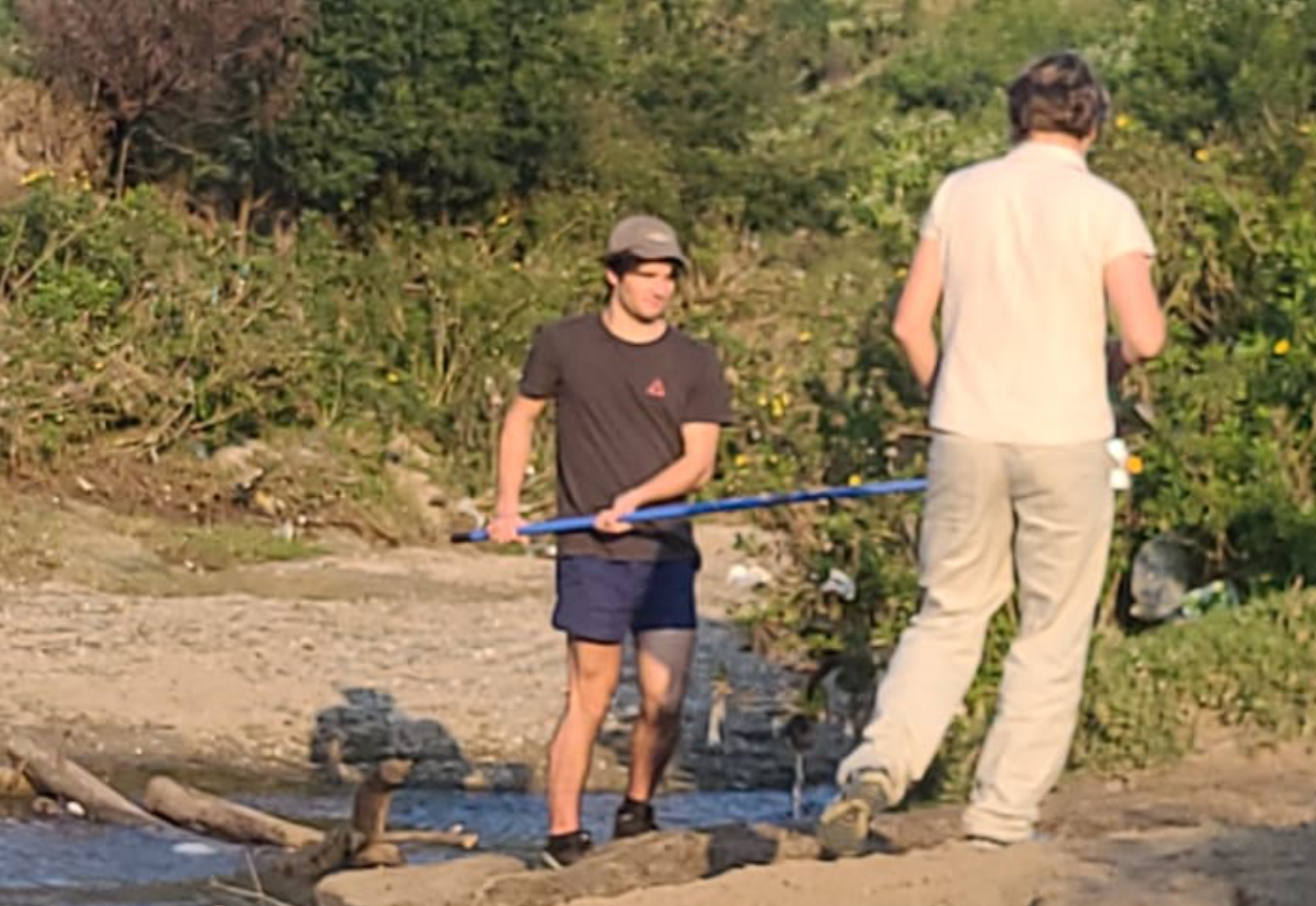 GARDAG  collecting water samples from the rivers to test toxicity of the water